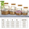 Rattan picnic basket, picking basket, storage basket, shopping basket, bamboo basket, gift basket, wicker fruit basket, hand basket, grocery basket