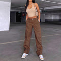 Ebay fashion cross-border  new arrival denim semi-elastic design stylisheasiest for matchworkwear pants  women's fashion