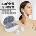 New clip-on wireless bluetooth earbuds: sports noise-canceling, high-fidelity audio, in-ear fit, long-lasting battery life for running