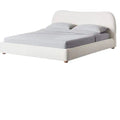 Cashmere fabric bed accessible luxury master bedroom double bed small apartment modern casual princess bed scandinavian style grids soft bed
