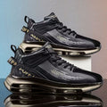 Men's 2025 new winter air cushion running shoes - waterproof, anti-slip, shock-absorbing, breathable men's casual dad shoes