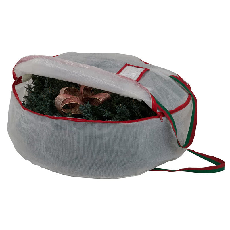 圣诞花环收纳袋Wreath Storage Bag圣诞装饰花圈花环收纳包