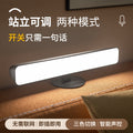 Smart voice-activated night light - bedside lazy lamp, usb powered led study light, small desk lamp with voice control for night use