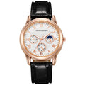 Wholesale manufacturer of fashionable men's watches for export, cross-border e-commerce quartz watches, three-eye men's business watches, men's wristwatches