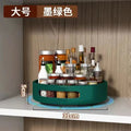 360-degree rotating spice rack - kitchen seasoning organizer, multi-functional condiment storage box and shelf