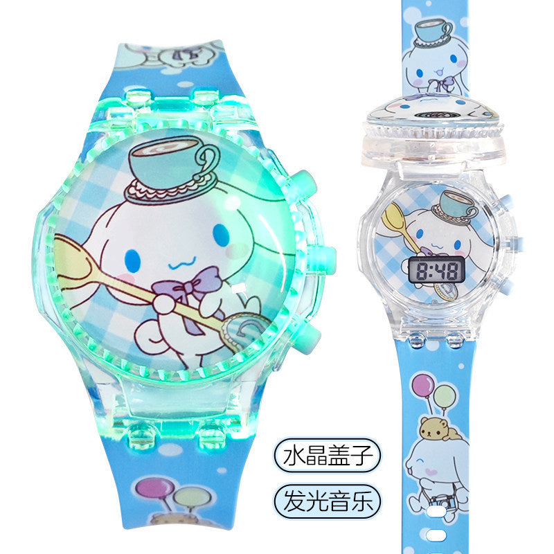 Educational toy unicorn kids watch - musical, light-up, rotating electronic watch for boys and girls, ages 3-9
