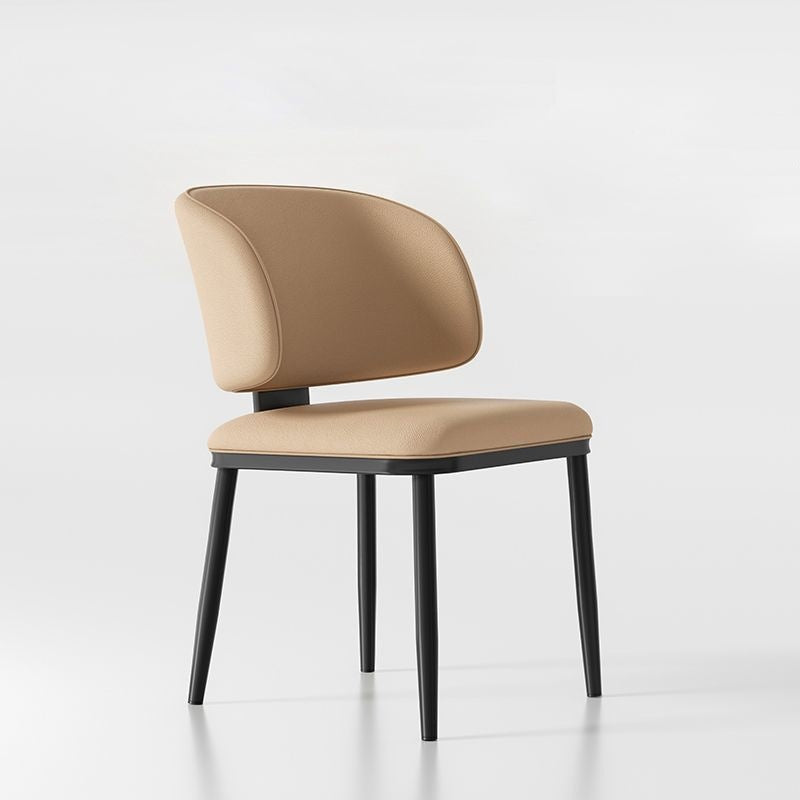 Italian normcore dining chair scandinavian chair modern casualfor home back chair accessible luxury dining table chair upholstered chair