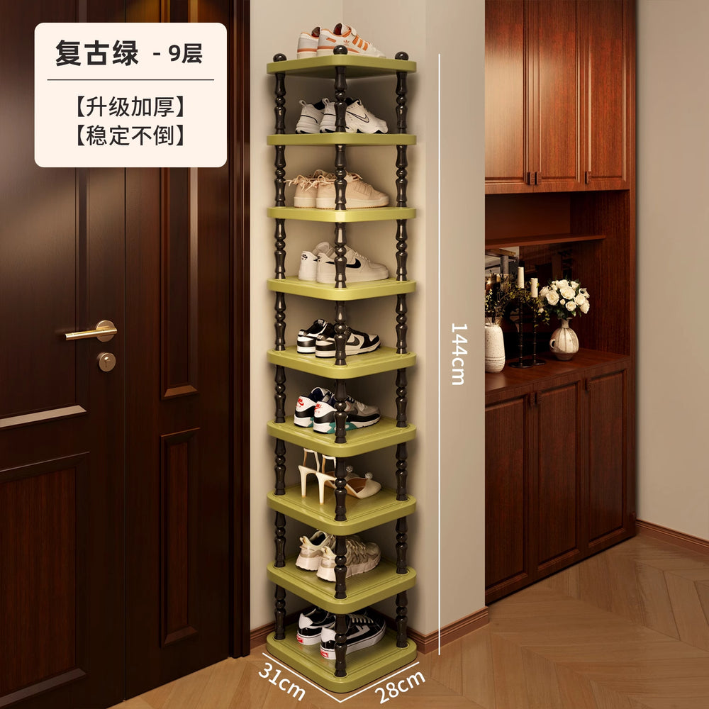 Shoe rack for home door multi-layer shoe cabinet simple storage rack rental room dormitory entrance door shoe storage handy gadget