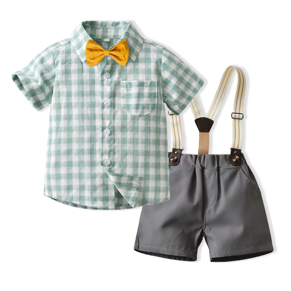 Boys' summer outfit: trendy, stylish, and fashionable new arrivals for young boys. casual short-sleeve sets for kids, chic summer clothing for children