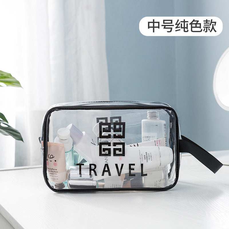 Wash bag Travel storage Premium waterproof pvc storage bag Cosmetic bag Portable portable cosmetic bag Transparent