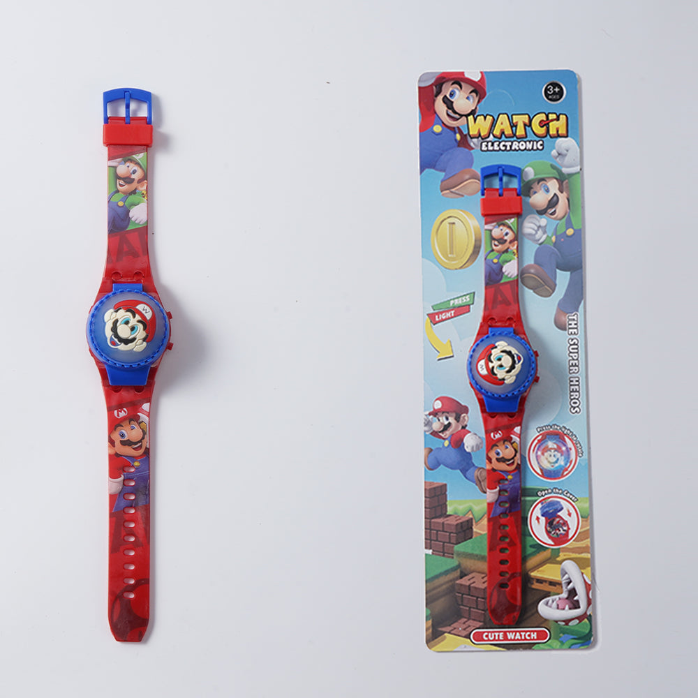 New children's light-up spinning top watch - flashing creative rotating gyro watch - kindergarten small gift toy wholesale