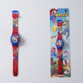 Super mario [spinning top + colorful lights + flip clock]