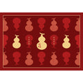 New year's festive doormat - home entrance mat, welcome mat, housewarming rug, red floor mat, 2026 new anti-slip mat