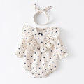 Baby newborn category a spring & autumn baby onesie long sleeve triangle swaddle bodysuit baby ins crawling suit new pure cotton