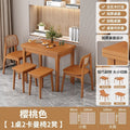 Dining tablefor homesmall apartment solid wood foldable dining table modern casual multifunctional rotatethickened desktop dining table