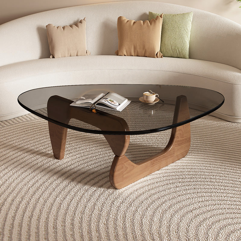 Glass coffee table creative popular coffee table living room for home small apartment modern casualaccessible luxurynormcore small table