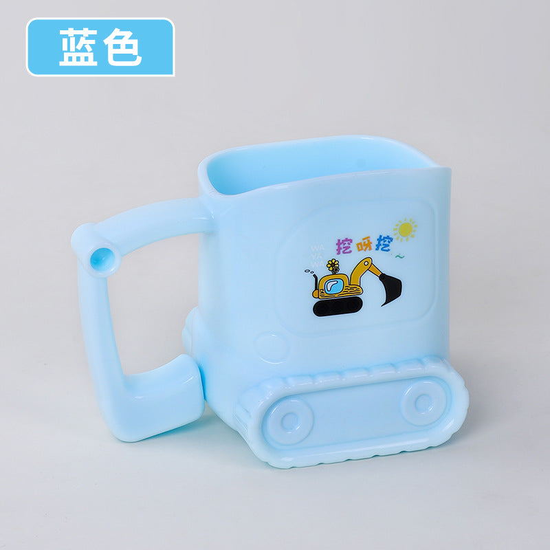 Kids' toothbrush cup, wash basin, toothbrush holder - 2-6 years old, baby home use, rinse cup, cute design for boys and girls, drop-proof