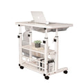 For homelazycasual small table bedroom dormitory simple student desk movable bedside table adjustable computer desk