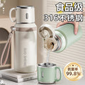 High-style insulated tumbler for women, 316 stainless steel insulated water bottle for men, large capacity office bowl lid cup wholesale