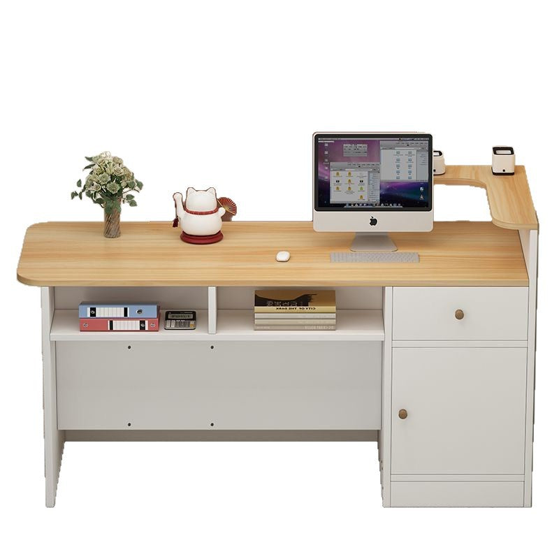 Cashier counter - minimalist modern design for small shops, clothing stores, women's apparel boutiques, beauty salons, commercial bars, and nail salons