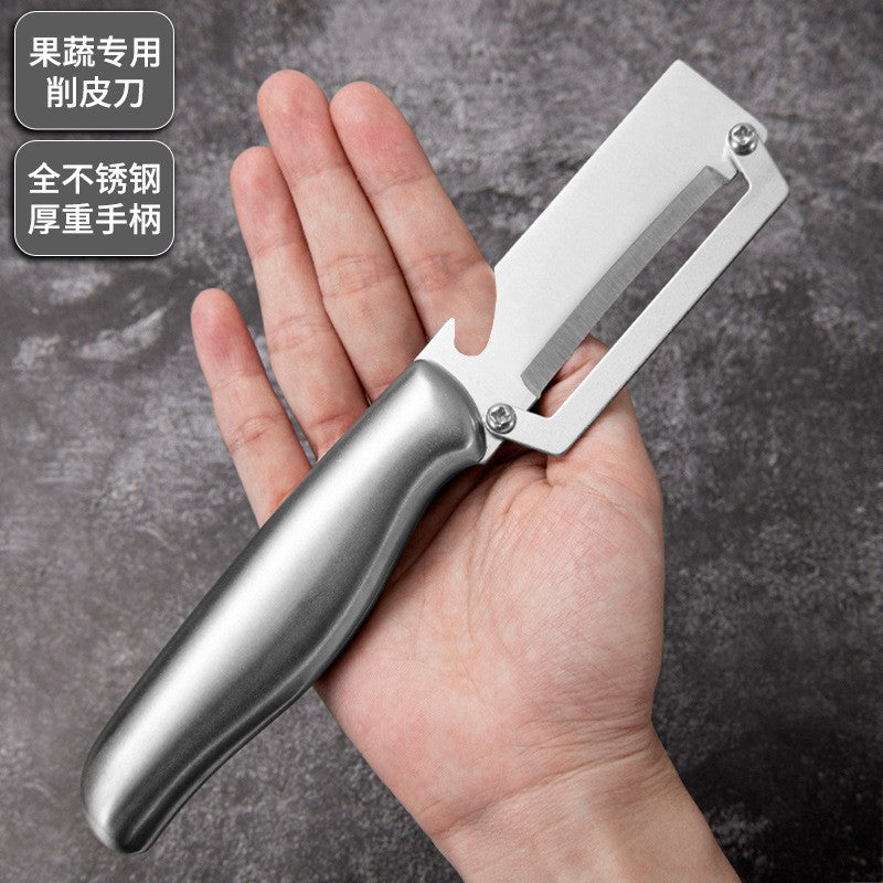 Stainless steel sugar cane peeling knife, kitchen special peeling knife, commercial thickeneded pumpkin and lettuce peeling knife, shaving