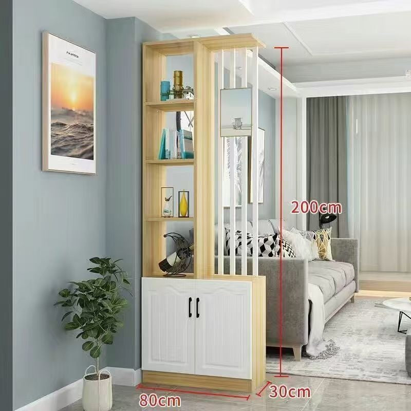 Entrance door shoe cabinet, entrance cabinet, all-in-one screen partition, living room cover, wine cabinet, storage rack, prosperous decoration cabinet