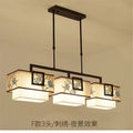 Restaurant chandelier three-head dining table lamp creative stylish tea room lamp modern casualchinoiserie zen bar lamp