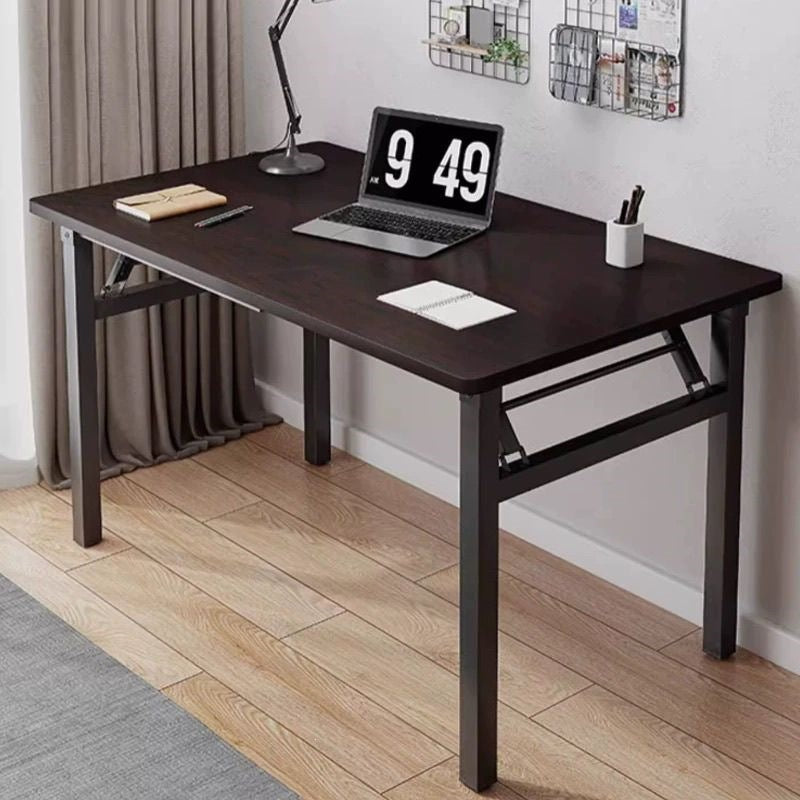 Foldable table - desk, computer desk, side table, simple writing desk, office desk, training & conference table, exhibition table, small apartment bedroom table