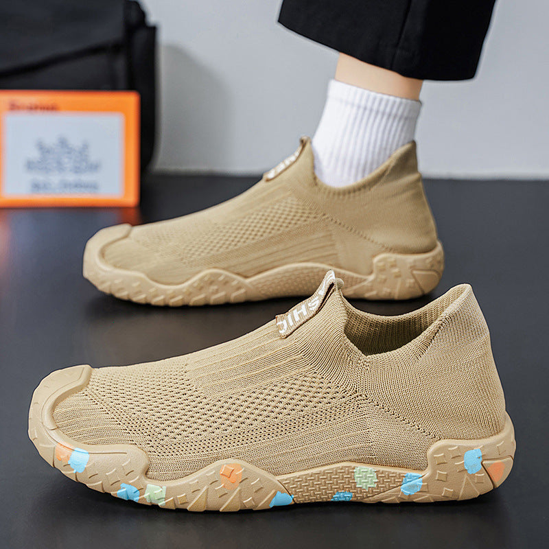 Men's breathable mesh summer 2026 new slip-on loafers, lightweight soft sole, thin summer style, trendy new arrival