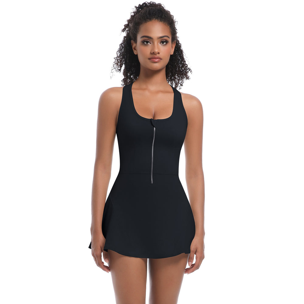 Big sale cross-border nude fashion tape bottom sports dress outdoor running jumpsuit fitness yoga tennis skirt