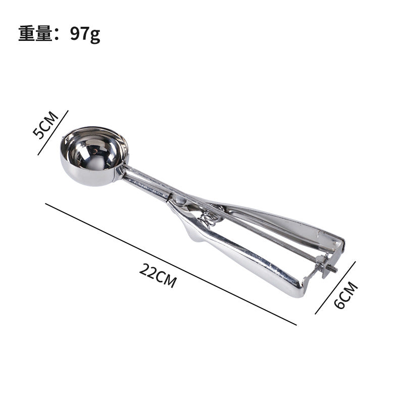 Stainless steel ice cream scoop scooper ice cream scoop scooper scoop scooper fruit scoop handy gadget