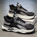 Men's shoes 2025 new spring collection: anti-slip, height-increasing, soft-soled casual running sneakers for teenagers and middle school boys - trendy footwear