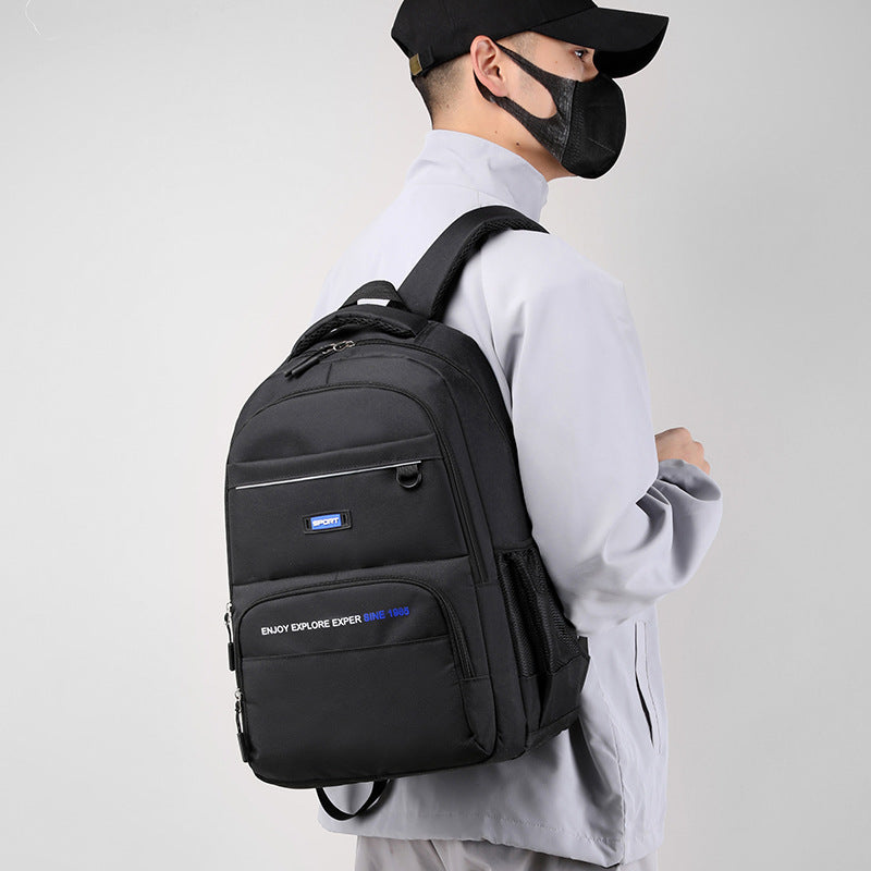 Cross-border travel backpack outdoor travel light business computer backpack high school junior high school student schoolbag male college student
