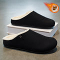 Men's cotton slippers - winter 2025 new collection: thick-soled, non-slip, wear-resistant, fleece-lined, warm, slip-on half slippers