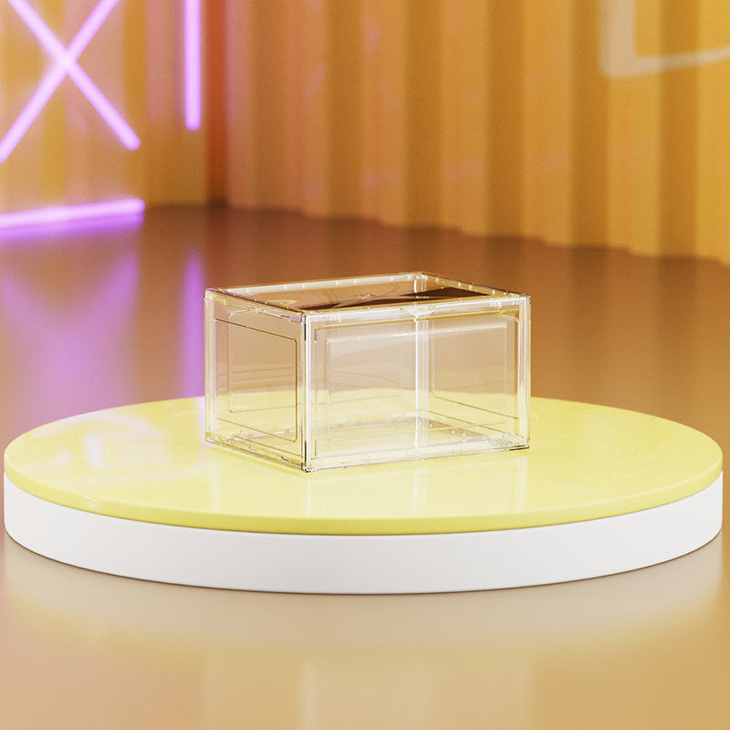 Shoes storage box Dustproof and moisture-proof sneakers ajPET transparent shoe box bag figure display blind box storage box