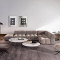 Mario cashmere sofa small apartment living room casual furniture combination square module casual fabric sofa