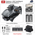 L600 drone gps return-to-home three-axis gimbal hd aerial photography quadcopter obstacle avoidance brushless remote control aircraft