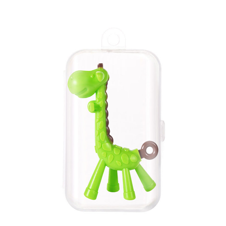 Baby Toothpaste Baby Silicone Teeth Grinding Toys Food Grade Silicone Bite Le Boiled Children's Soothing Toys