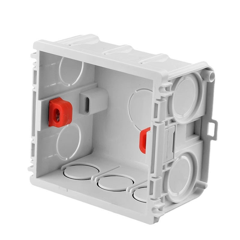 86 bottom box, concealed universal wall switch socket concealed PVC flame retardant junction box can be assembled box