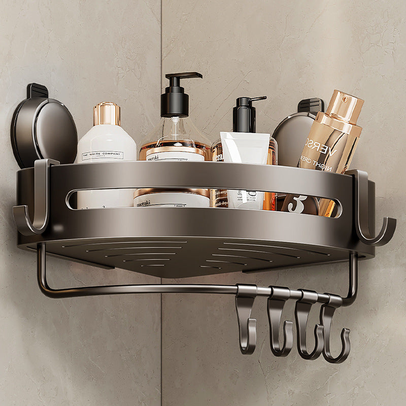 [Sample customization] Press suction cup corner rack bathroom tripod toilet corner rack storage rack