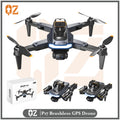 p17 drone with auto-return, brushless motor, obstacle avoidance, remote control aircraft, hd aerial photography, and optical flow positioning quadcopter
