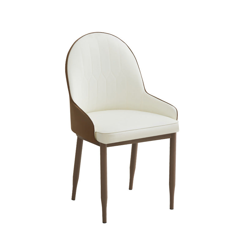 Luxury high-end chair, home leather stool, modern minimalist nordic dining chair, home living room hotel dining chair