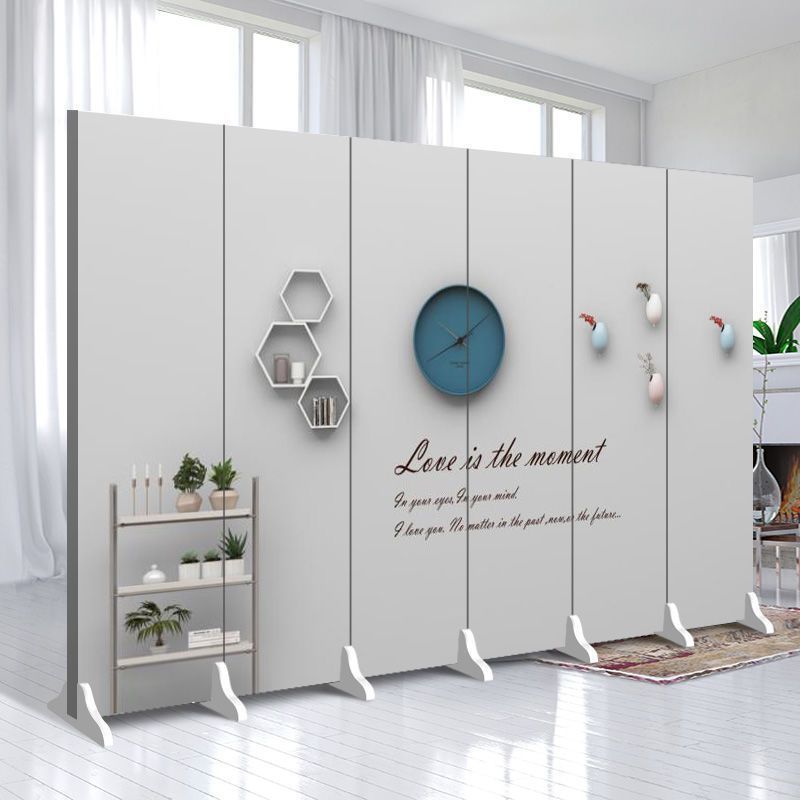 Cream style screen partition simple modern living room entrance folding mobile blocking bedroom simple folding screen