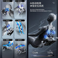 Fully automatic home massage chair - sl rail, multifunctional space capsule design, deluxe electric smart sofa chair for seniors
