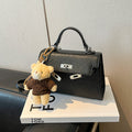 fashion small bag women's autumn and winter new travel satchel bag kelly small bag pure coloreasiest for match shoulder crossbody bag
