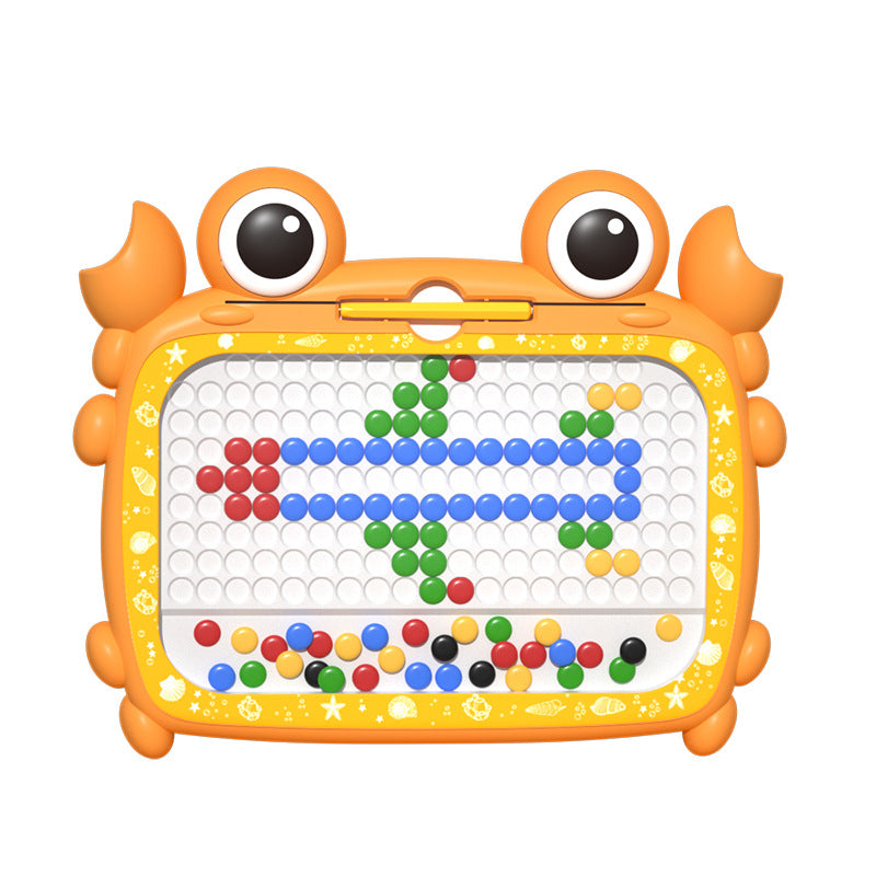 children's crab magnetic pen drawing board baby infant early education magnetic puzzle drawing board toddler magnetic suction