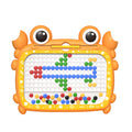 children's crab magnetic pen drawing board baby infant early education magnetic puzzle drawing board toddler magnetic suction