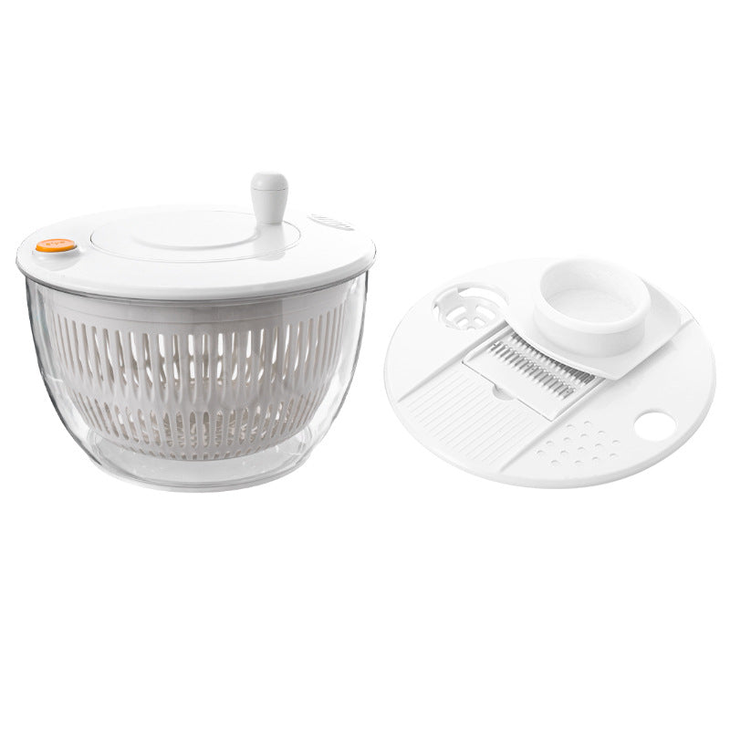 Multifunctional vegetable salad dehydrator, vegetable cutter, for home fruit spinner, cucumber and potato shredder, slicer and dryer