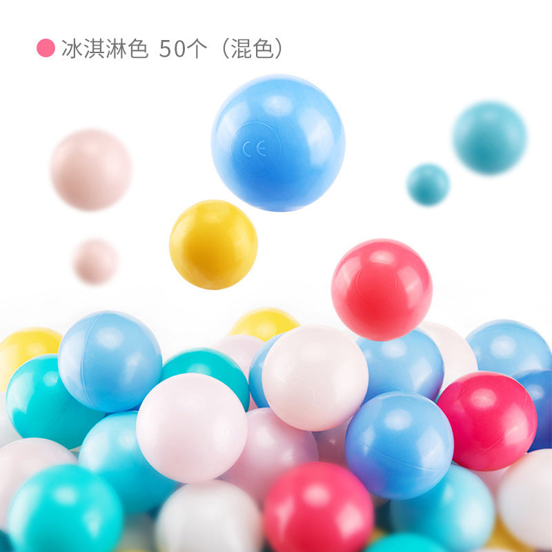 BABYGO Ocean Ball Pool Baby Indoor Toys Elastic Infant Children Thickened Safe and Odorless Babies Can Bite Waves