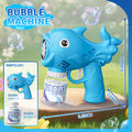 Kids' summer electric dolphin handheld bubble gun - fully automatic bubble blower - perfect for parks, street vendors, and toys for ages 3-6